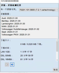 ODIS-Service 7.2.1 Postsetup 5600 (test) 2025年1月28日-大众奥迪MQB刷隐藏|改装升级教程|学习教程|固件|编码缘众日记