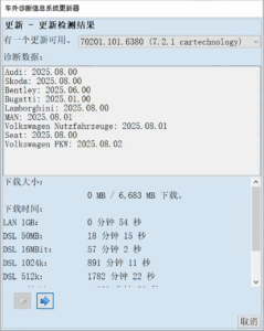 ODIS-Service 7.2.1 Postsetup 6380 (test)2025年8月21日-大众奥迪MQB刷隐藏|改装升级教程|学习教程|固件|编码缘众日记