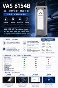 VAS6154B国产诊断仪 德系大众奥迪专用6154B接口 即将开售-大众奥迪MQB刷隐藏|改装升级教程|学习教程|固件|编码缘众日记
