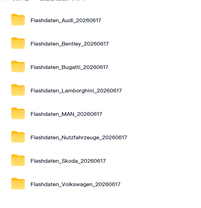 大众集团汽车更新固件包Flashdaten_Volkswagen_25-260416-大众奥迪MQB刷隐藏|改装升级教程|学习教程|固件|编码缘众日记